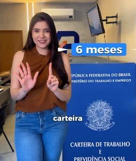 Post do Instagram: 6 meses de carteira assinada